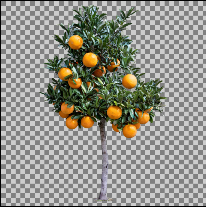 Layer Diffusion standard prompt orange sample 3