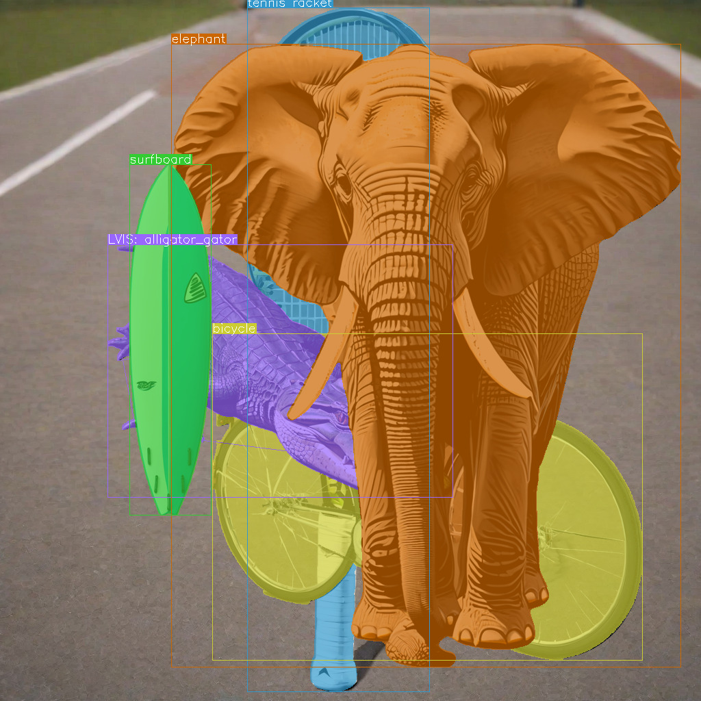 Synthetic tennis racket instance